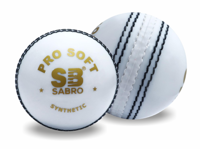 prosoft synthetic white cricket ball