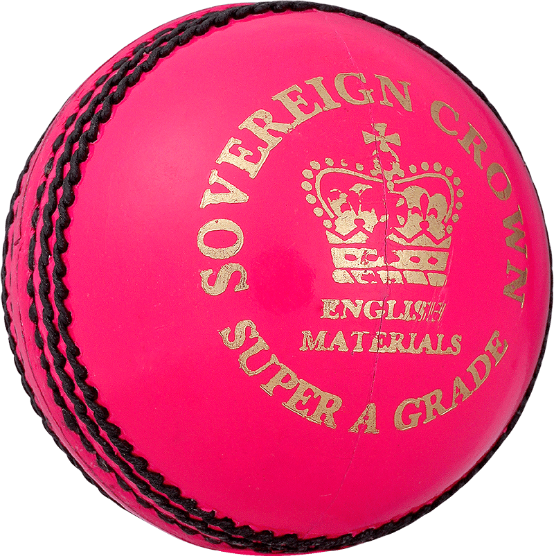 sb sovereign crown cricket ball pink
